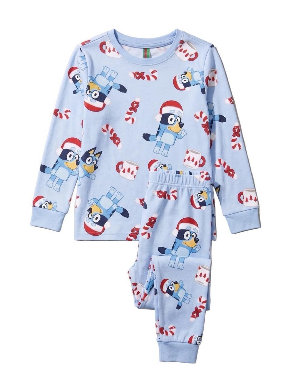 Bluey Toddler Christmas Holiday Unisex 2-Piece Pajama Set
